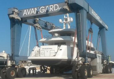 500 tons travel lift in Pula Croatia