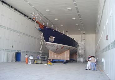 ventilation in the chamber for painting