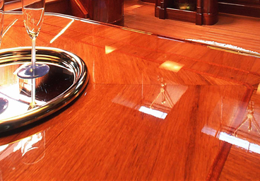 yacht varnishing